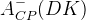 A_{CP}^{-}(DK)