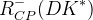 R_{CP}^{-}(DK^{*})