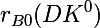 \,r_{B0}(DK^{0})