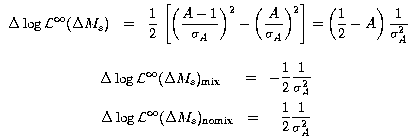 formula of likelihood ratio I