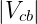 \,|V_{cb}|